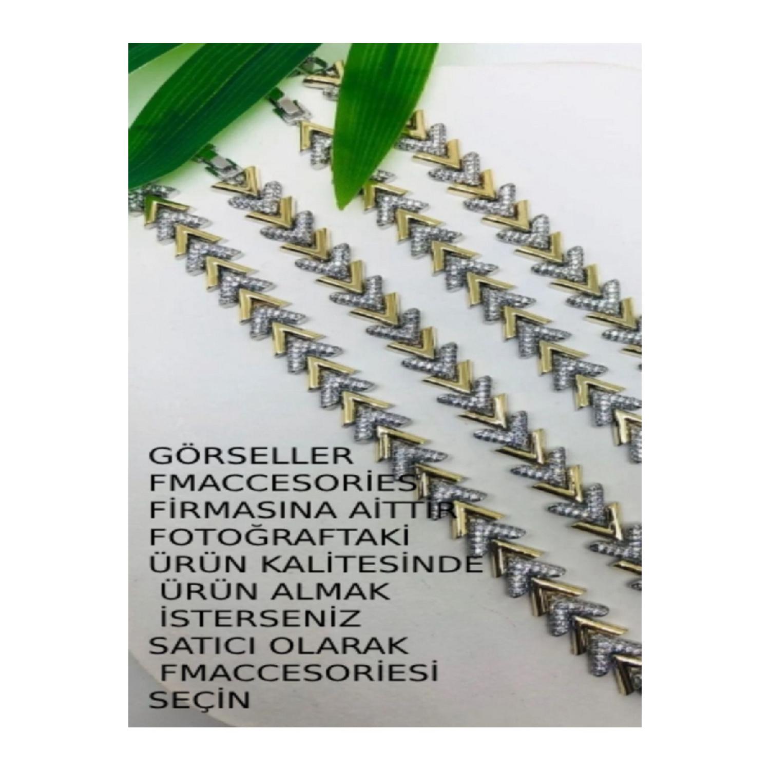 

Herringbone Steel Sergeant V Bracelet Fishbone Vip Series Tarnish Resistant 316 L Xuping Steel Model Fmaccesories 17 cm срібний