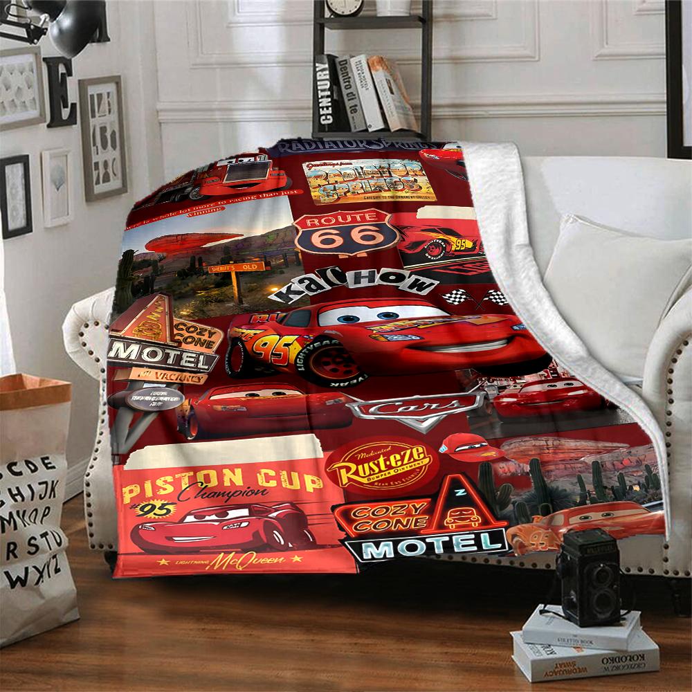 Cars Movie Collage Blanket Soft Throw Blanket For Home Bedroom Bed Sofa Travel Office Solid Christmas Blanket
