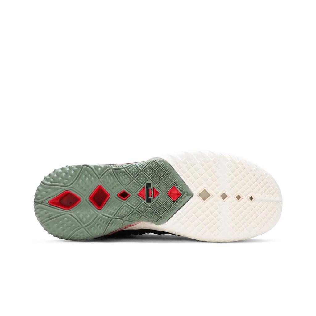 Nike LeBron 18 EP 'La Cabra' (Unisex) Black / Pale Ivory / Spiral Sage / University Red Basketball Shoes CQ9284 008
