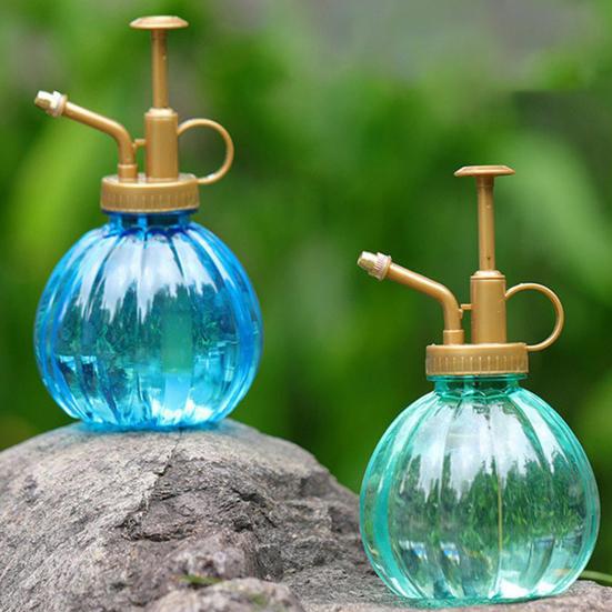 Vintage Spray Bottle Pumpkin Shape Plant Mister Retro Hand Pump Fine Mist Spray Bottle for Indoor Plants Succulents Orchids Ferns