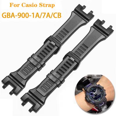 Silicone Watch Strap For Casio G-SHOCK GBA-900-1A/7A/CB WatchBband Waterproof Belt Black Men's Watch Accessory