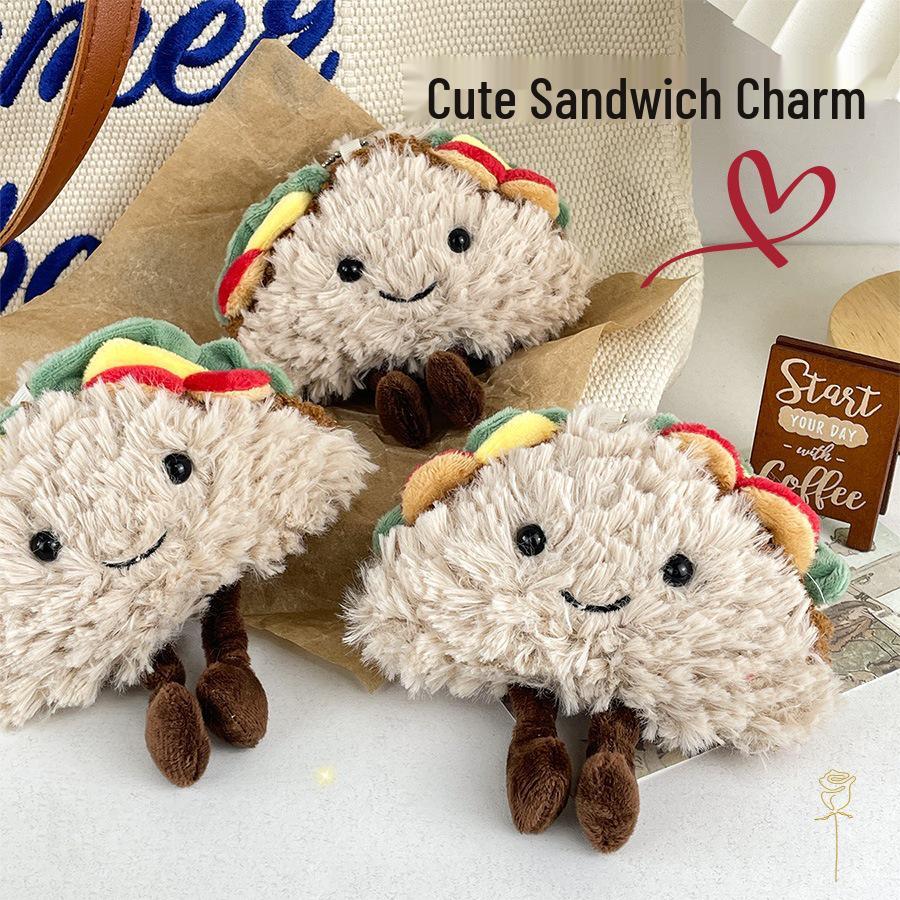 Cute Mini Breakfast Series Keychain Doll - Wedding Favor & Bag Charm