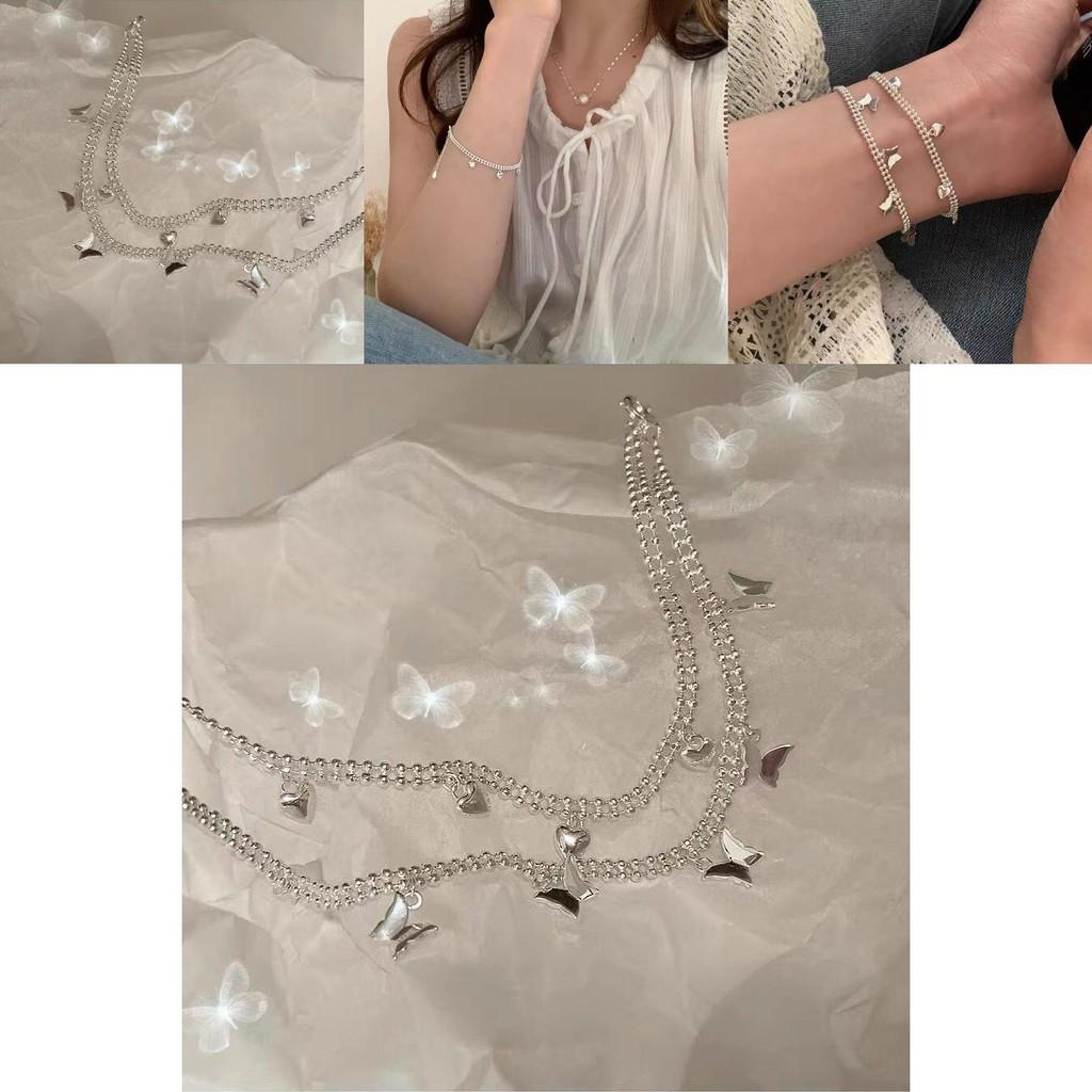 And Heart Deluxe Butterfly Bracelet For Women Highend Alloy Plated Jewelry