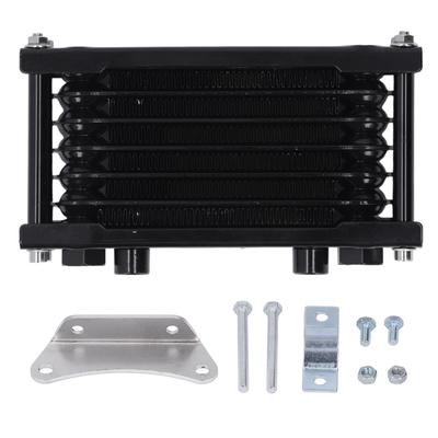 Engine Oil Cooler Aluminium Transmission Oil Cooling Radiator for 50cc‑250cc Motorcycle Off Road Vehicle ATV
