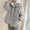 Autumn and winter fake two-piece hooded down jacket men's 2022 new trendy brand thickened 90 white duck down casual jacket