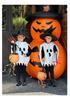 Halloween Pumpkin Ghost Costume Set for Boys with Cloak, Cape & Props