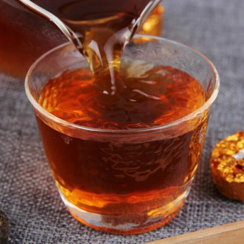 English Title (within 150 Chars): 2020 Glutinous Rice Aroma Shu Puerh Mini Tuocha Ripe Puer Tea 500g White Bag