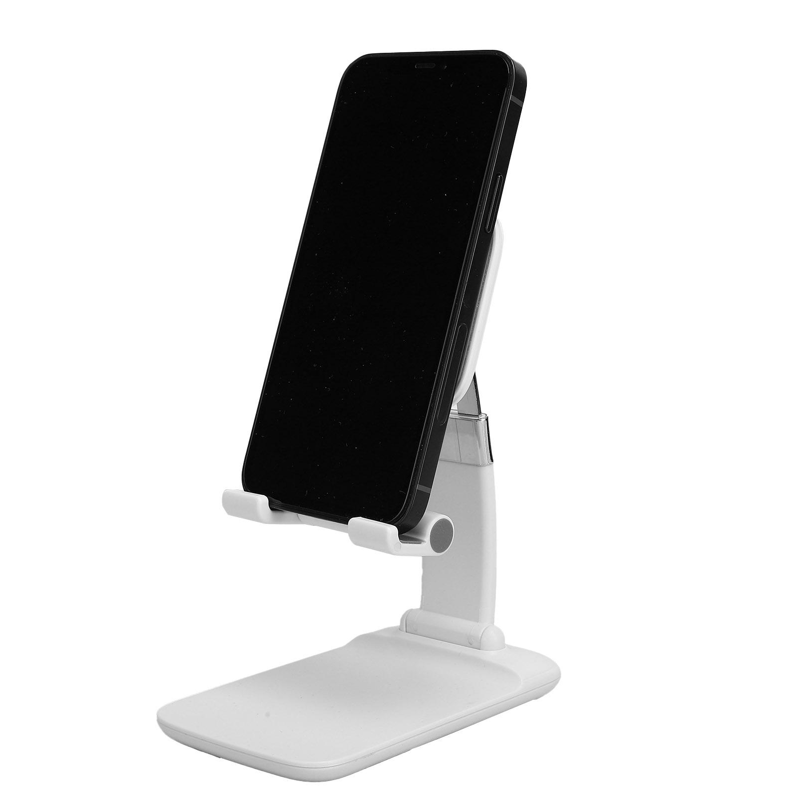 

Adjustable Desktop Mobile Phone Tablet Stand Webcast Online Courses Phone HolderWhite(Zinc Alloy)