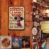 Vintage Tin Sign Art for Home & Outdoor Decor, Perfect for Vintage-Style Spaces