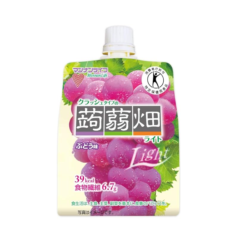 

[FOSHU] Mannan Life Crush type konjac field light grape flavor 150g x 6 pieces