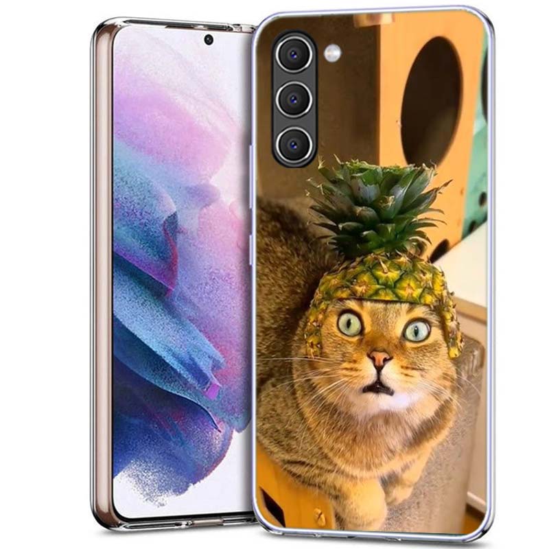 Pet Cat Funny Memes Phone Case for Samsung A54 A14 A24 A34 A17 A37 A57 A55 A35 A25 A15 A13 A23 A33 A53 A07 A05S A04S A03 A73 Gal