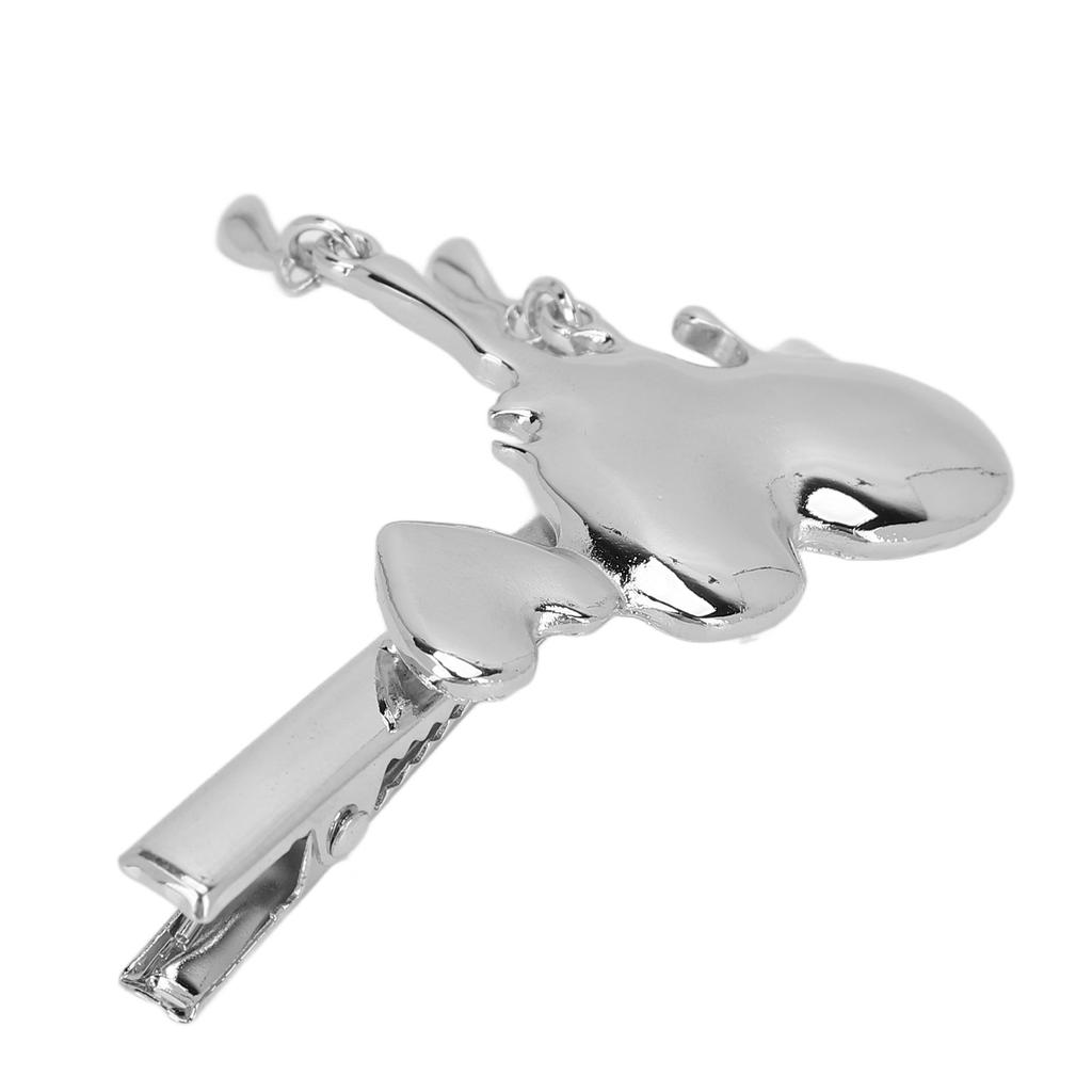 Metal Heart Hair Pin Sweet and Cool Style Silver Heart Design Girl Barrette Hair Side Clip for Decoration