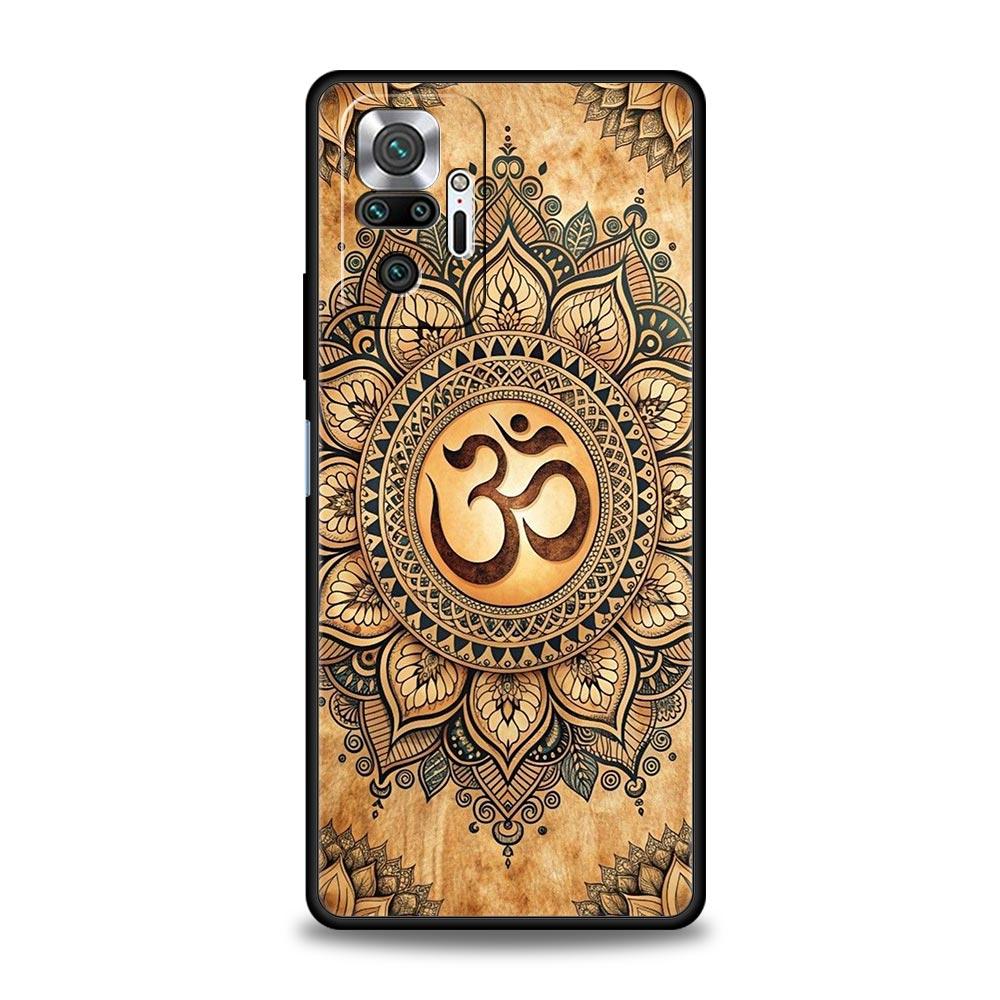 

Indian Pattern Mandala Phone Case Cover for Redmi 14C 10C Note 15 14 13 12 10 11 K40 Pro Plus 5G Soft TPU Shockproof Shell Capas Note 14ProPlus