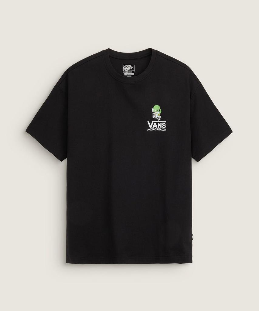 VANS Dooly Korea Crew Short Sleeve T-Shirt - Black / Vn0012Pvblk1
