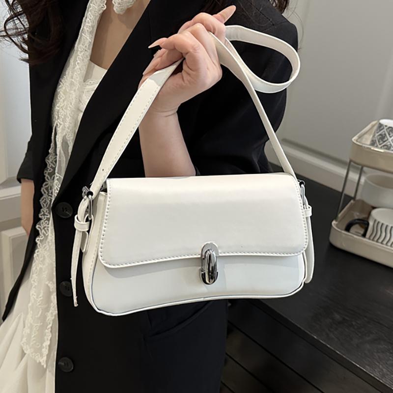 Luxury Women's Tote Handbag Women's Niche Small Square Fashion Messenger Bag Full Grain Leather Shoulder Bag With Tone Zippers