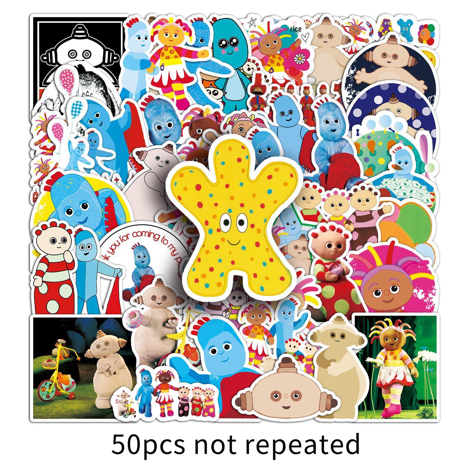 

50 Garden Baby Stickers: Children s Educational Animation Characters - Guka Journal Stationery