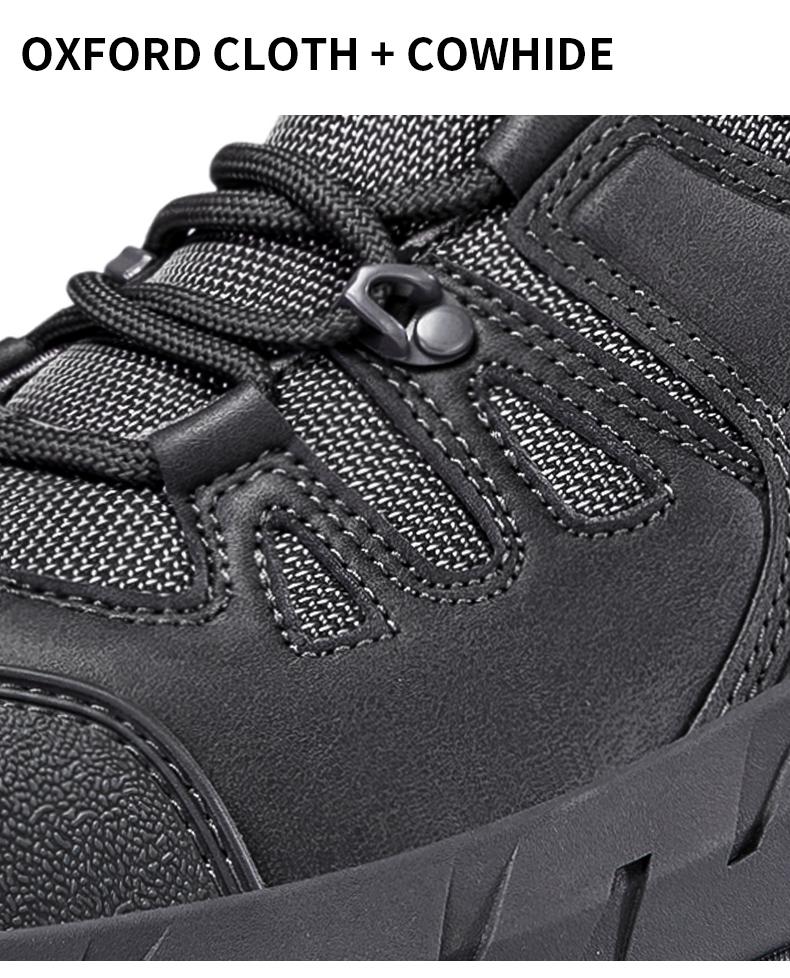 Męskie buty trekkingowe Nowe buty na platformie Outdoorowe taktyczne sneakersy Botki