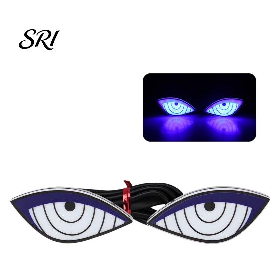 Stylish Vehicle Decorative Lights Ghost Eye Motorcycles LED with Waterproof Dynamic Eye-catching Motorcycle Lighting Rear Taillights for Car