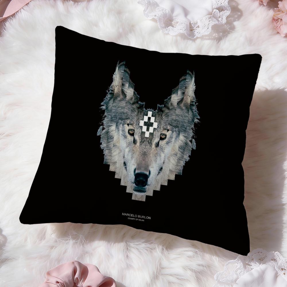 M-Marcelo B-Burlon Cushion Cover Premium Comfort Reversible Pillow Cove -Two in One Design for Any Room & Car Interior