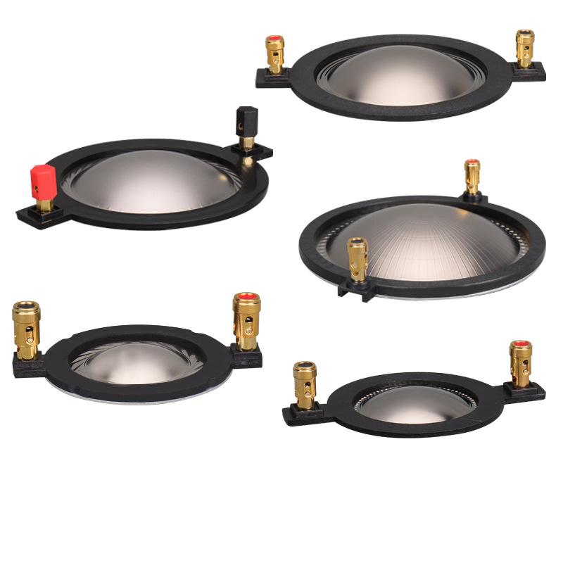 1Pc Titanium Film Tweeter Voice Coil Membrane Diy Parts 34.4 44.4 51.3 72.2 74.5Mm Core Treble Speaker Repair Accessories Black