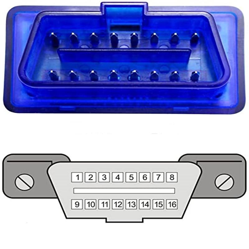 MINI ELM327 V1.5/V2.1 Scanner Adapter Automatic Diagnostic Tool  Bluetooth-Compatible OBD/OBDII Code Reader For Android Windows