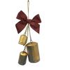Metal Christmas Cow Bells Vintage Tranquil Wind Chimes  Christmas Tree Decoration