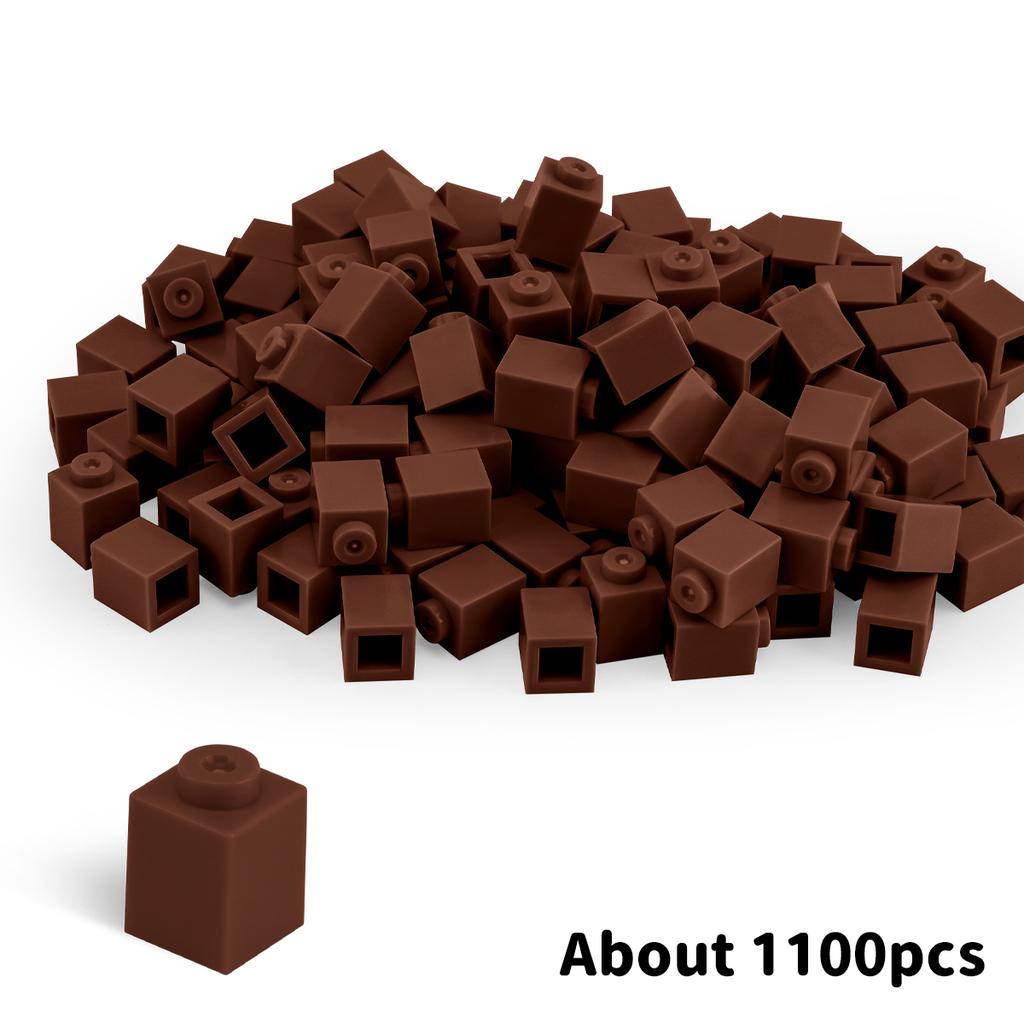 500g1x1 DlY Construction Blocks Thick FiguresBricks 2x2 Dots Instructive Creative SizeCompatible Featuring Plastic Playthings forChildren