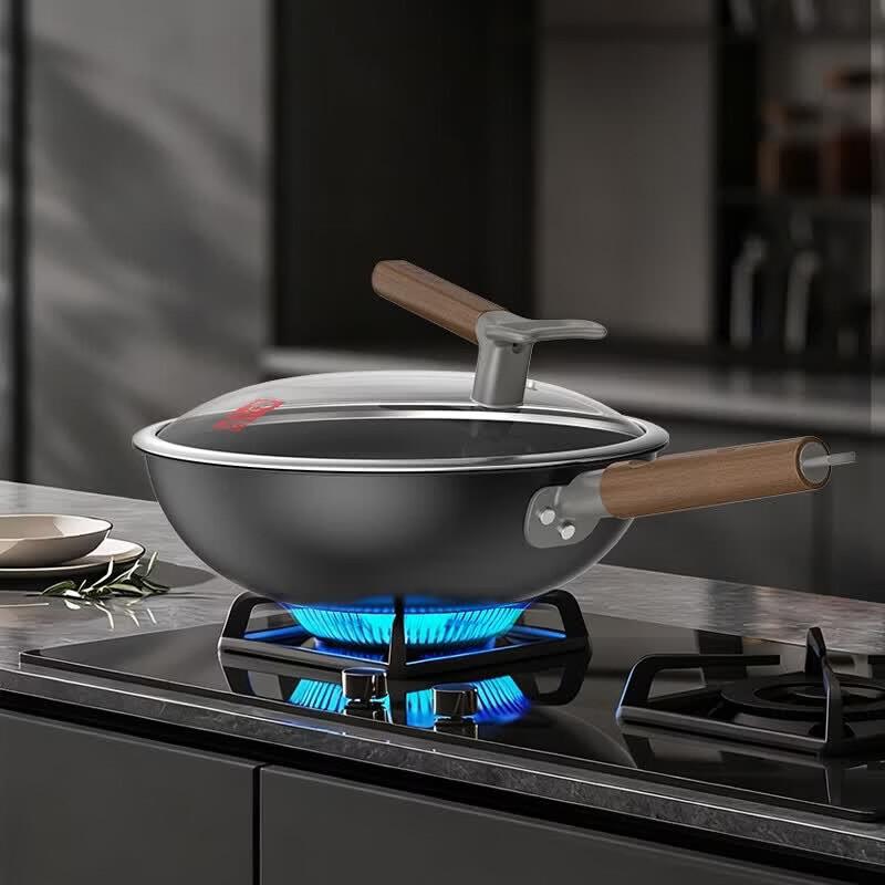 KOBACH 32cm Premium Titanium Iron Non-stick Wok