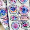 Cute Disney Stitch 3D Shake Stickers DIY Notebook Album Diary Handbook Decorationfor School Student Stationery Anime Sticker Toy