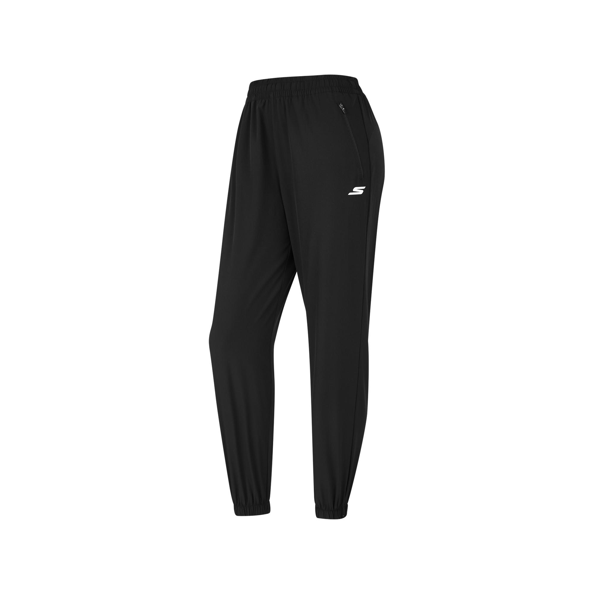 Skechers Cooling Quick-Dry Elastic Fitness Jogger Pants Women bottoms Carbon-Black P224W114-0018 S