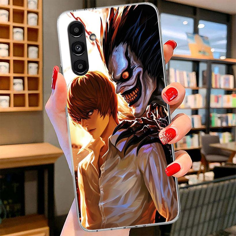 

N-Note D-Death Yagami Light Phone Case For Samsung Galaxy A17 A37 A57 A16 A26 A36 A56 A15 A25 A35 A55 A14 A24 A34 A54 A13 A23 A3 Samsung A35