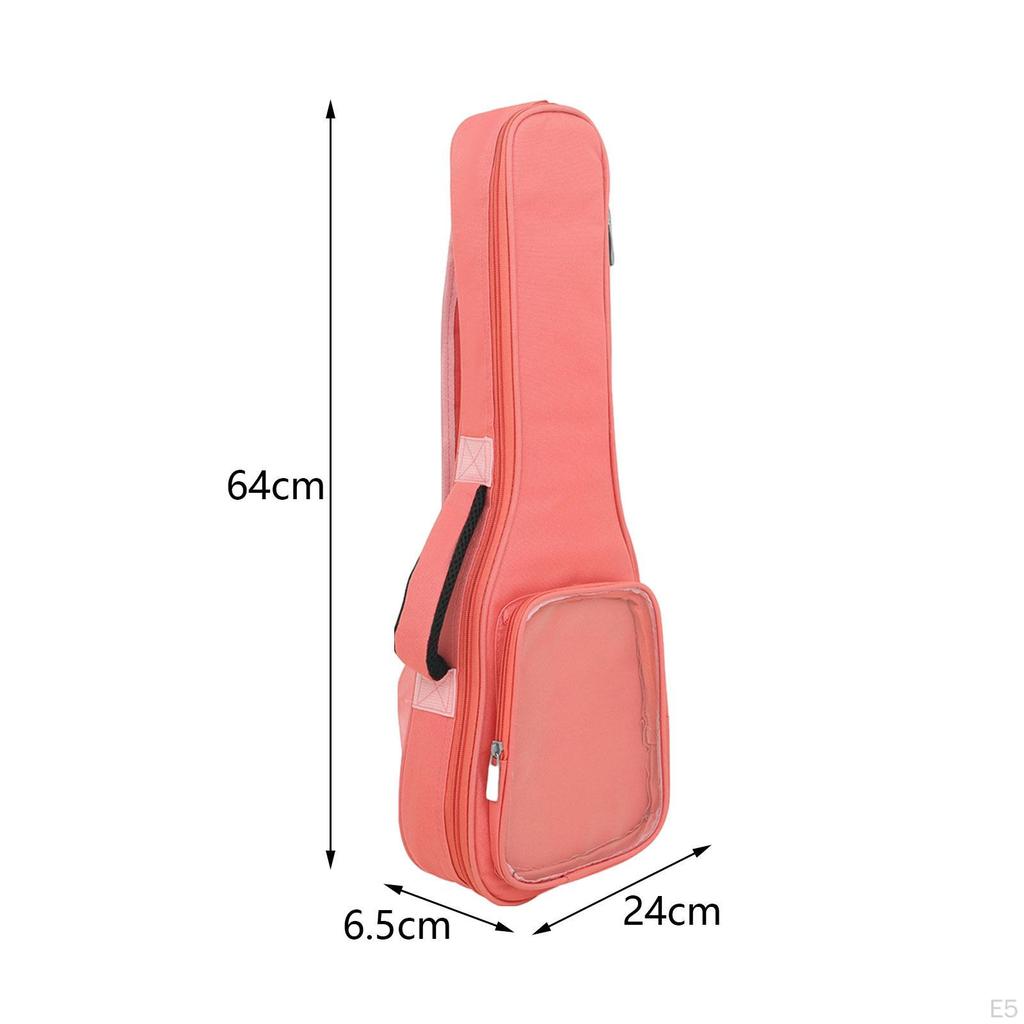 23 Inch Oxford Cloth Ukulele Bag Carrying Case for Outdoor Concerts Travel Beginner Gifts