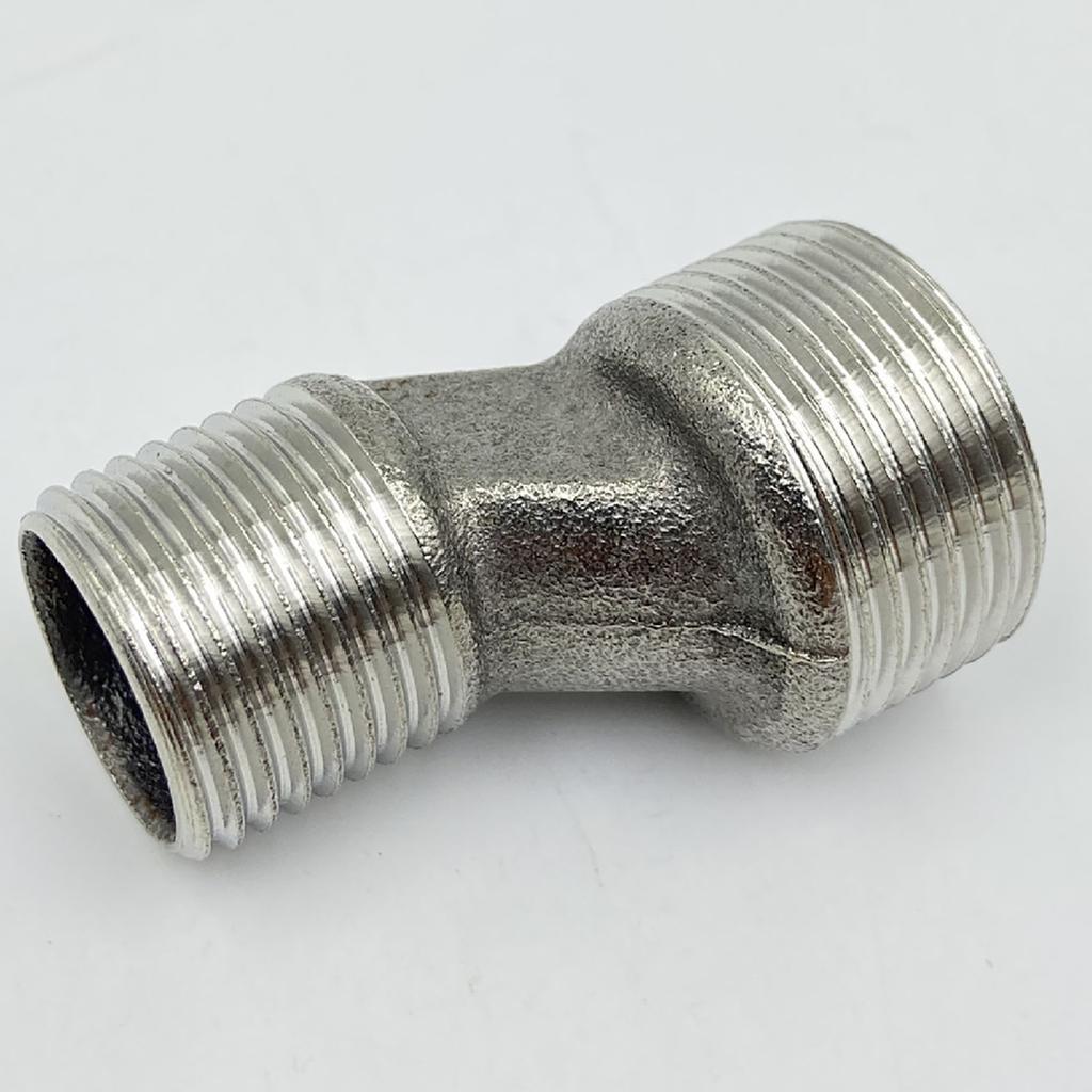 Balenie 2 ks oceľových spojovacích adaptérov Oceľové excentrické spojovacie kusy Konektory nástenných kohútikov Jednoduchá inštalácia