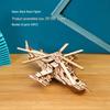 3D Wooden Fighter Bomber & Warship Puzzle Toy for Kids