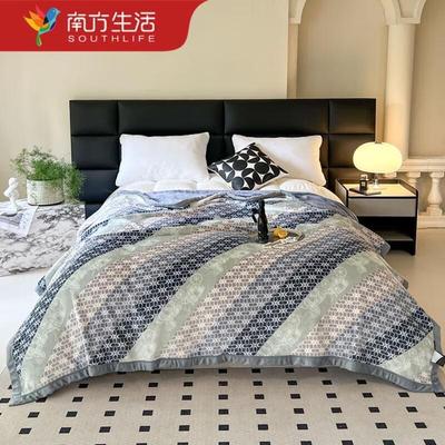 Light Luxury Double-Layer Flannel Blanket