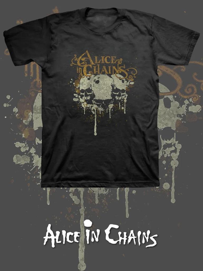 Alice in Chains Band Print T-shirt