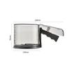 For Baking For Cooking Double Layer Sifter Flour Sifter Baking And Cooking Grey Fine Mesh Screen Rotating Sheet
