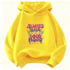 Letter Graphic Kids Hoodie Pullover Children's Sweatshirt Cute Harajuku Hoody for Boys Girls Autumn Casual Hoodies