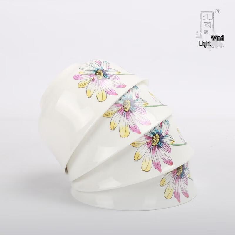 

Chinese Bone China 22-Piece Dinnerware Set