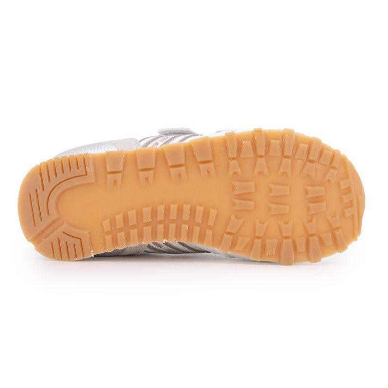 Baskets basses à scratch argent semelle crantée Dublin Enfant PEPE JEANS