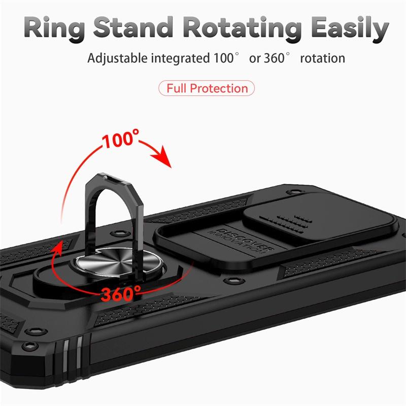 Capa for Xiaomi POCO X3 Pro Case Cover for POCO X3 NFC Camera Lens Protective Armor Shockproof Magnetic Holder Ring Fundas Coque