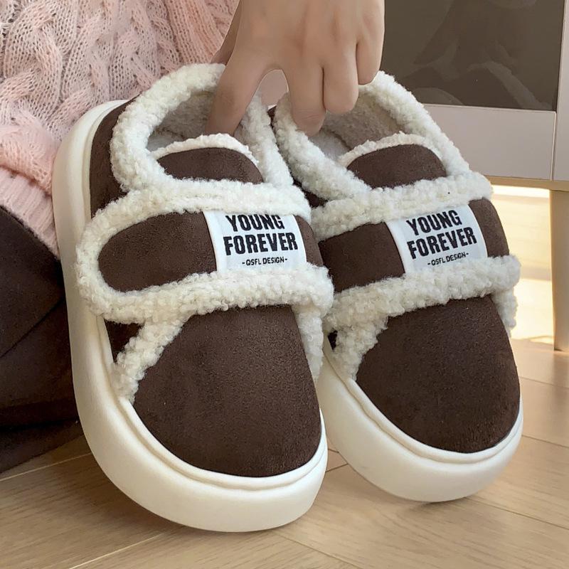 Women's Warm Shoes Thick Comfortable Winter Shoes Women Loop Snow Boots