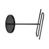 Metal Towel Holder S-Shape Hand Towel Stand with NonSlip Base Space Saving for Bathroom and Kitchen Simple Installation HX6C