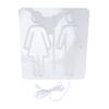 Toilet LED Neon Sign USB Powered Eye Catching Wall Mount LED Neon Light for Restroom Washroom Hotel Shopping Mall