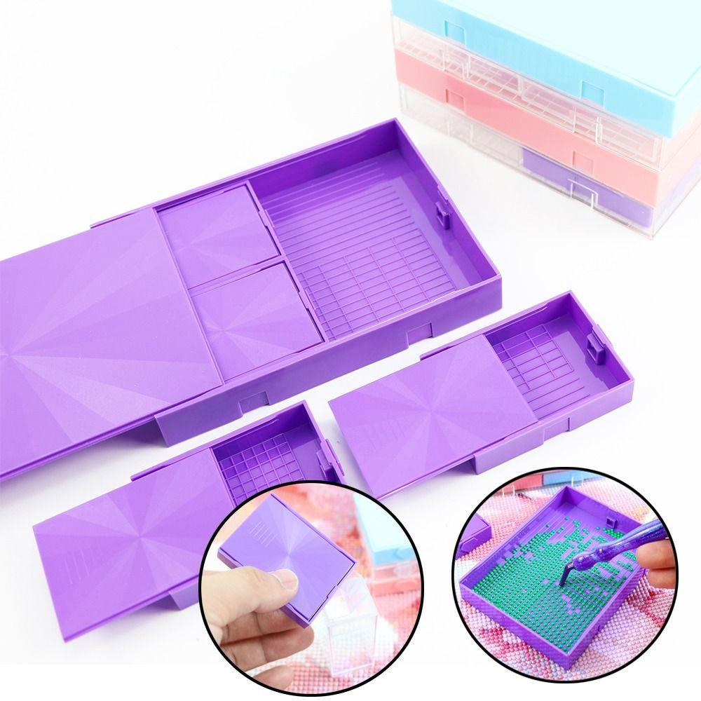 Multi-grid Diamond Sorting Tray Anti-spill Diamond Sorting Plate New Drill Storage Box Art Lovers