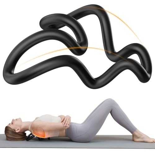 Shoulder Blade Release Massager, Shoulder Blade Stretching Device for Buttocks, Waist, Neck, Shoulders, and Back, Acupressure Point Massager, Black