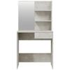 Vidaxl Dressing Table Set, Concrete Grey, 74.5X40X141 Cm