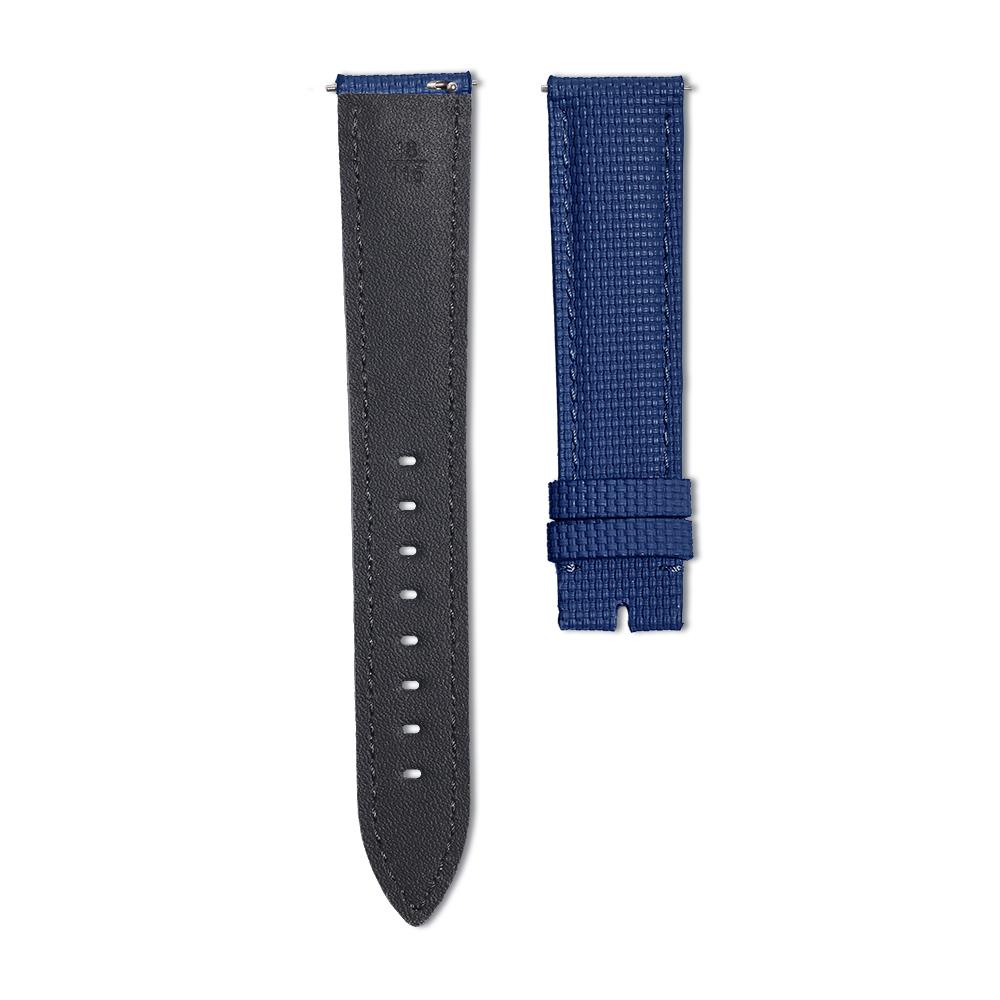 For Delugs Universal Sailcloth FKM Rubber Watch Strap 18mm 19mm 20mm 21mm 22mm Quick Release Bar Flat End Watch Bands