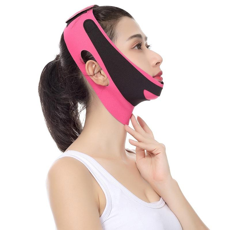 Elastischer Gesichtsschlankheitsverband, V-Linie, Gesichtsformer, Kinn- und Wangenlifting-Gurt, Gesichtsmassagegurt, Gesichtshautpflege, Schönheitswerkzeuge