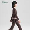 Girls' Flare Leggings - Cocoa Brown